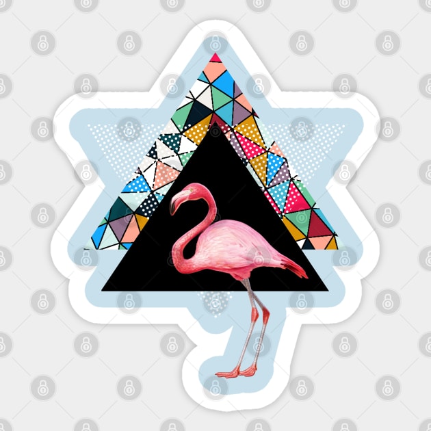 flamingo Sticker by MARK ASHKENAZI